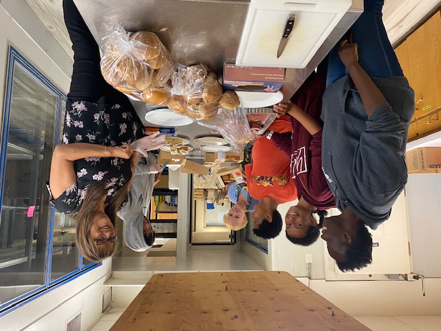 Mapes Church helpers serving the community