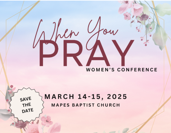 Women's Conference - When You Pray