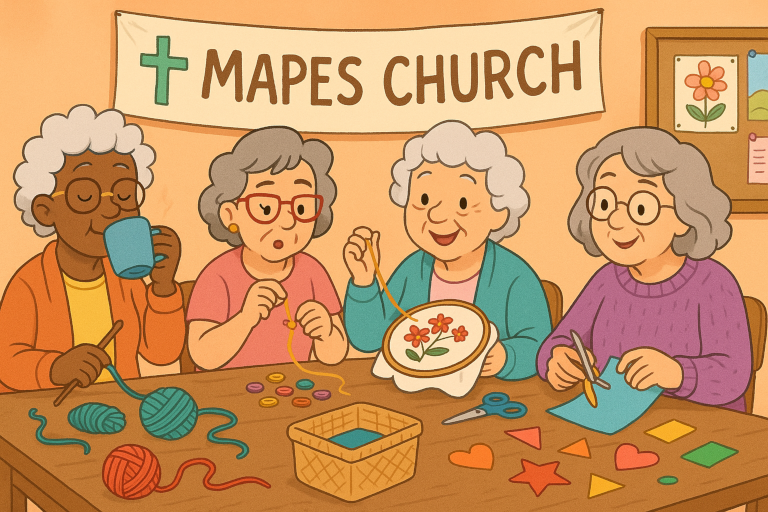 Mapes Church Ladies Craft Day